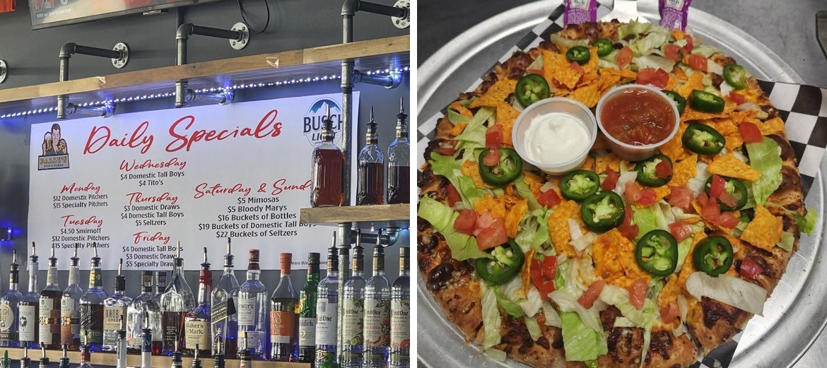 Pally's Pub & Pizza Menu